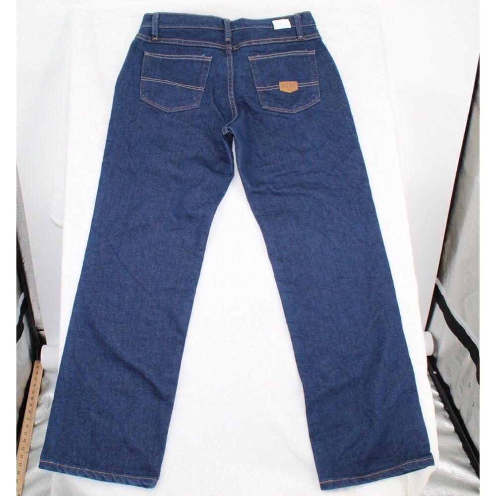 Women's Red Kap Straight Fit Prewashed Denim Jean, Size 10x30 EUC